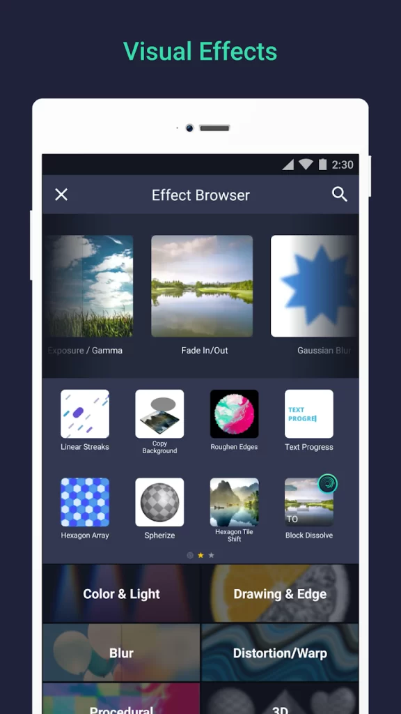 Alight Motion APK Interface